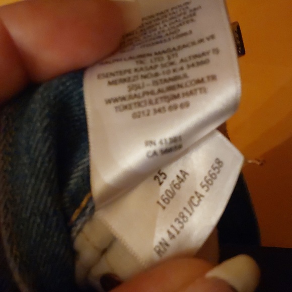 WOMENS AVERY BOYFRIEND CROP PATCHED JEANS SIZE 25 X 27 LIGHT BLUE - Picture 6 of 8